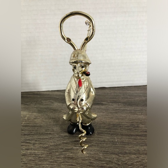 Vtg Naughty Angler Corkscrew and Bottle Opener - Picture 1 of 11